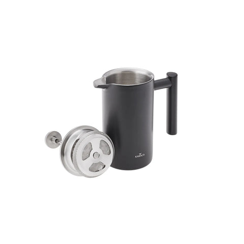 Karaca dubbelwandige cafetière, matzwart 350 ml