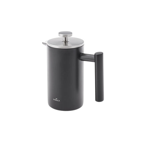 Karaca Double Wall Matte Black French Press 1000 ml