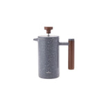 Karaca Double Wall Grey Marble Dark Chestnut French Press 350 Ml