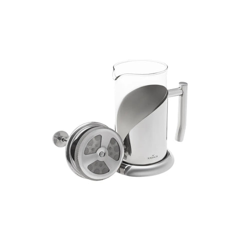 Karaca cafetière van boorsilicaatglas en metaal 1000 ml