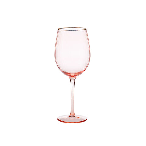 Karaca Gemma wijnglas zalmkleurig 510 ml