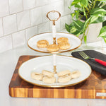 Karaca Troy Layer Cookie Holder White