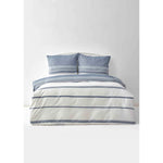 KH INDIGO DOBBY WOVEN DUVET COVER SET (200X200+2*80X80) DEU