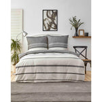 Karaca Home Black Dobby Woven Double Duvet Cover Set, 220x200 cm