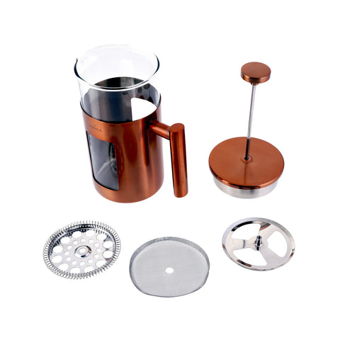 Karaca cafetière, borosilicaatglas en koper 350 ml