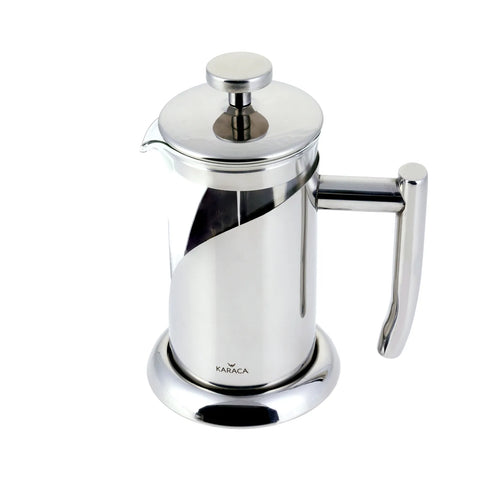 Karaca cafetière, boorsilicaatglas en roestvrij staal 350 ml