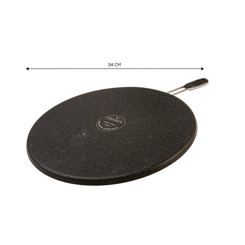 Karaca Love of Kitchen grijze pan voor pannenkoeken en lavash 34 cm