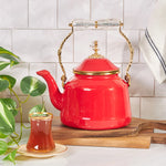 Karaca Troy Vintage Kettle Red