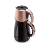 Karaca Daystar 2 in 1 Tea Maker with Steel Teapot Rosegold