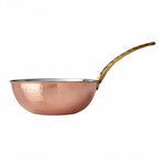 Karaca Alacahoyuk Copper Wok Pan 24 cm