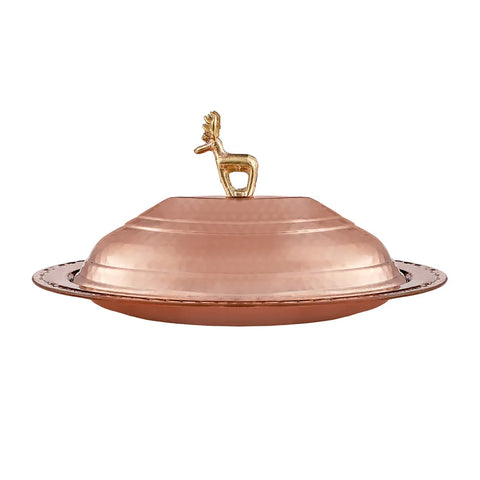 Karaca Alacahoyuk copper presentation stand 25 cm