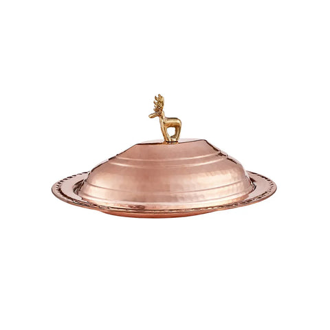 Karaca Alacahoyuk copper presentation stand 25 cm