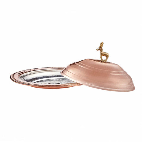 Karaca Alacahoyuk copper presentation stand 25 cm