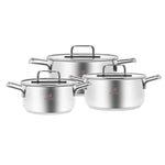 Karaca Arya 6 Piece Midi Steel Cookware Set