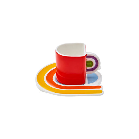 Karaca Rainbow, set koffiekopjes voor 2 personen