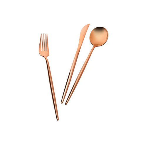 Karaca Jupiter Rosegold 60 Pieces 12 Person Boxed Cutlery Set