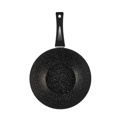 Karaca Defne - BioGraniet, wok/grill-set, zwart