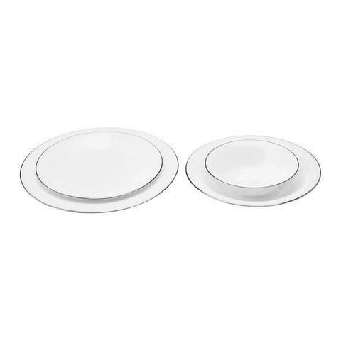 Karaca Fine Pearl Diana - 24-delig servies voor 6 personen, platina