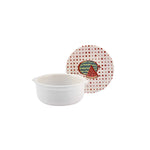 Karaca Polka Dot Watermelon Covered Breakfast Bowl