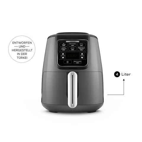 Karaca Air Pro Cook XL - 2-in-1 sprekende airfryer, ruimtegrijs