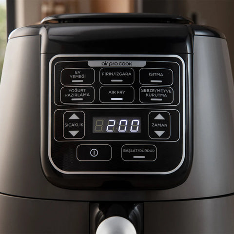 Karaca Air Pro Cook XL - 2-in-1 sprekende airfryer, ruimtegrijs