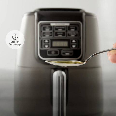 Karaca Air Pro Cook XL - 2-in-1 sprekende airfryer, ruimtegrijs