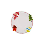 Karaca New Year Santa Cake Plate 21 cm