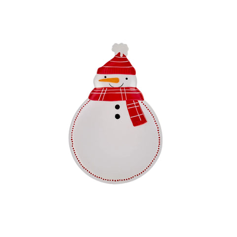 KARACA NEW YEAR 23 SNOWMAN SUNUM TABAĞI 27CM