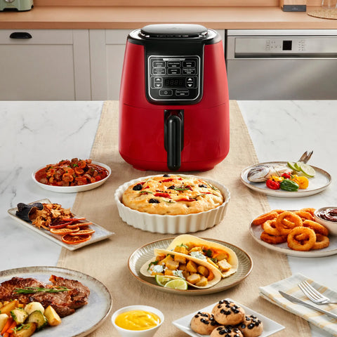 Karaca Air Pro Cook met bakfunctie - XL airfryer, glanzend zwart