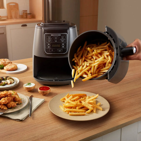 Karaca Air Pro Cook met bakfunctie - XL airfryer, glanzend zwart