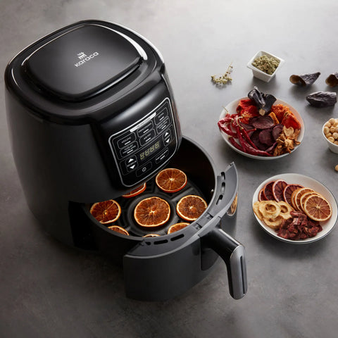 Karaca Air Pro Cook met bakfunctie - XL airfryer, glanzend zwart