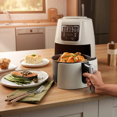 Karaca Air Pro Cook met bakfunctie - XL airfryer, glanzend zwart