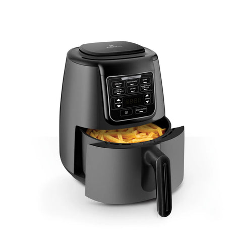 Karaca Air Pro Cook met bakfunctie - XL airfryer, ruimtegrijs/zwart