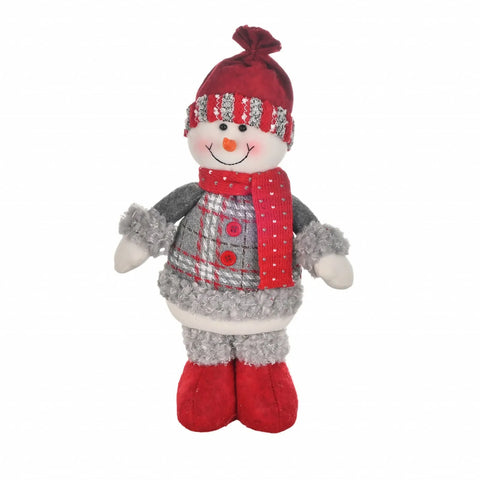 NY23 STANDING SNOWMAN PELUŞ OBJE 34CM