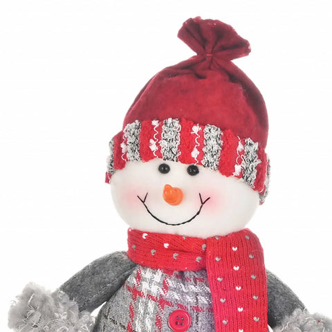 NY23 STANDING SNOWMAN PELUŞ OBJE 34CM