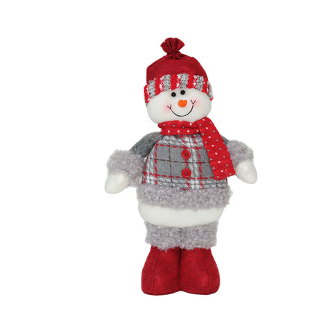 NY23 STANDING SNOWMAN PELUŞ OBJE 34CM