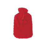 Karaca Heart-Textured Plush Hot Water Bag Red