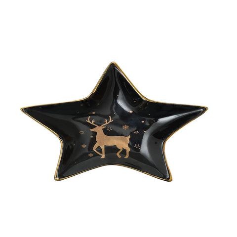 Karaca New Year Star, stervormig decoratief bord 15 cm