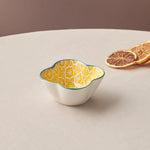 Karaca Floral Yellow Clover Snack Bowl 10Cm