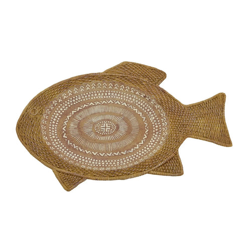 Melanie Fish Strooien Decoratief Bord