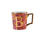 Karaca Flower B Letter Mug 350 ml