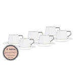 Karaca Zeher Coffee Cup Set for 6