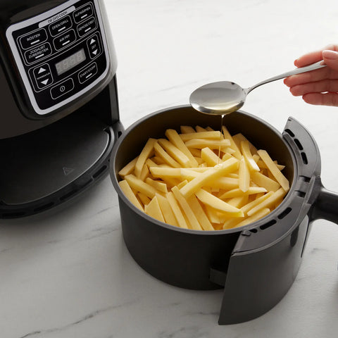 Karaca Air Cook, XL airfryer, ruimtegrijs/zwart