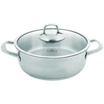 Karaca Bianca Steel Wide Stew Pot 28 cm