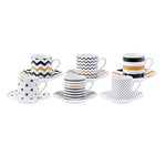 Karaca Nossa Coffee Cup Set for 6 People, 12 Pieces