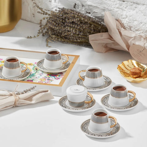 Karaca Globe koffieservies voor 6 personen