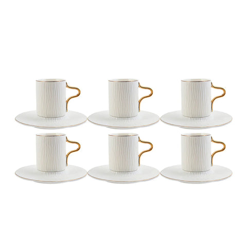 Karaca Aged koffieservies voor 6 personen