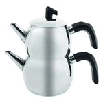 Karaca Belinay Medium-Size Black Teapot Set