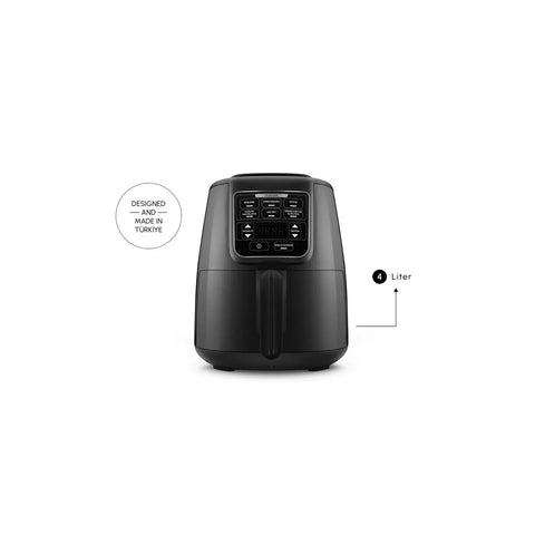 Karaca Air Pro Cook met bakfunctie - XL airfryer, glanzend zwart