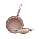 Karaca Biogranite Induction Pan Set 2 Piece Rose Gold